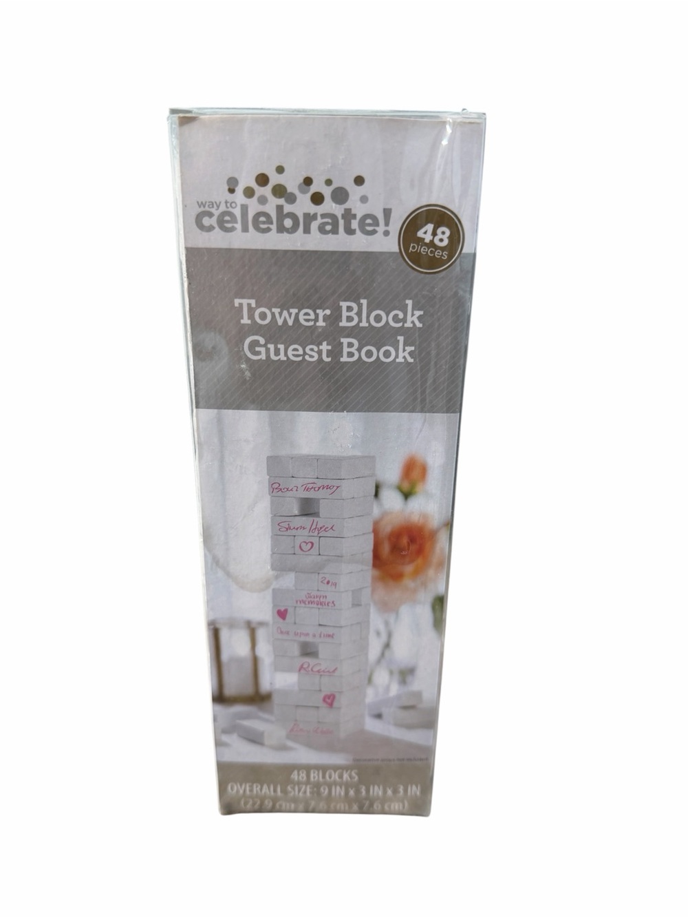 Tower Block Guest Book - White